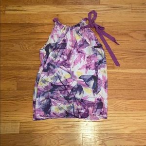 Flowy tie tank top